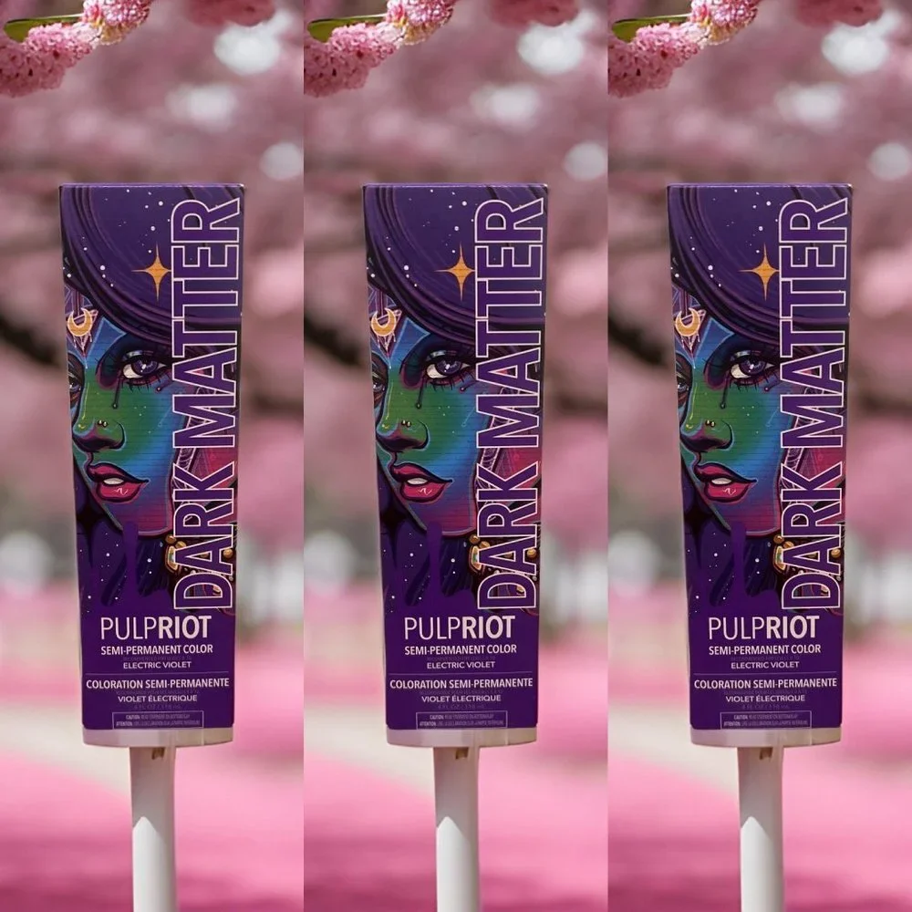 PulpRiot Semi Permanent HairColor Dark Matter 4 oz - 3 units